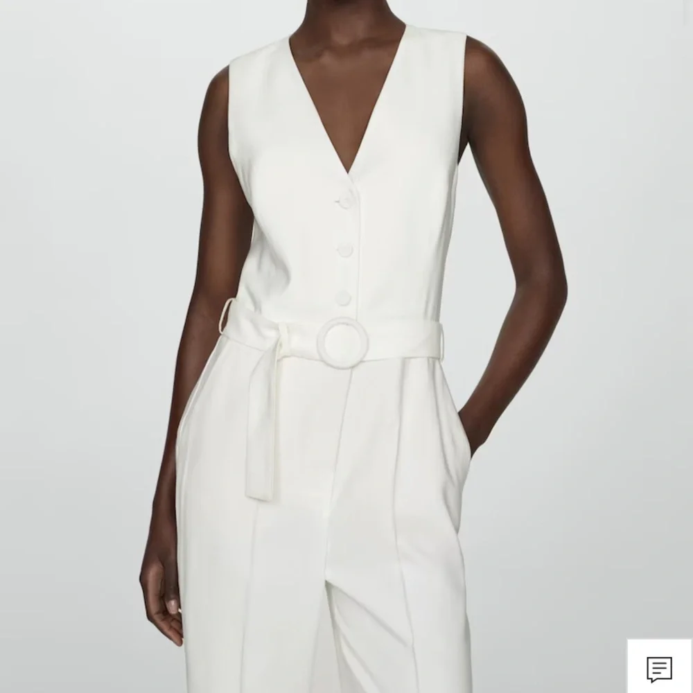 Mango Belted Jumpsuit - Picture 2 of 6